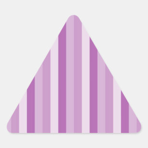 Sticker Triangulaire Motif de conception à bandes violettes