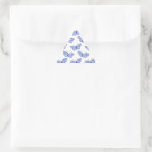 Sticker Triangulaire Motif de papillon cosmique (Sac)