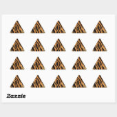 Sticker Triangulaire Motif de tigre (Feuille)