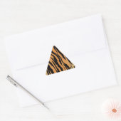 Sticker Triangulaire Motif de tigre (Enveloppe)