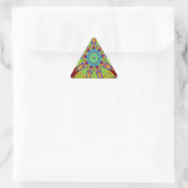 Sticker Triangulaire Motif ethnique d'Asie africaine (Sac)