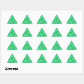 Sticker Triangulaire Motif Foliage éponyme (Feuille)