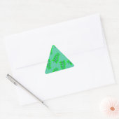 Sticker Triangulaire Motif Foliage éponyme (Enveloppe)