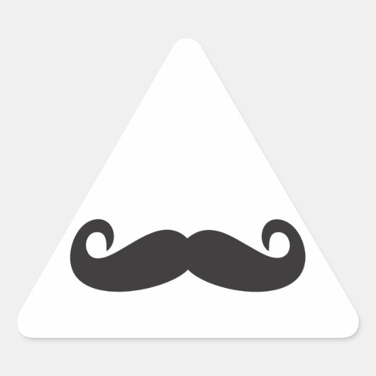 Sticker Triangulaire Moustache (Devant)