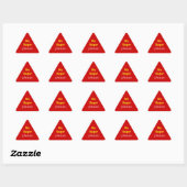 Sticker Triangulaire n76 - Demande de nourriture ~ AUCUN SUCRE S'IL VOU (Feuille)