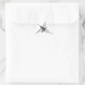 Sticker Triangulaire Nazca Lines Hermitage Newsprint (Sac)