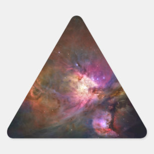 Sticker Triangulaire Nébuleuse d'Orion (télescope de Hubble)