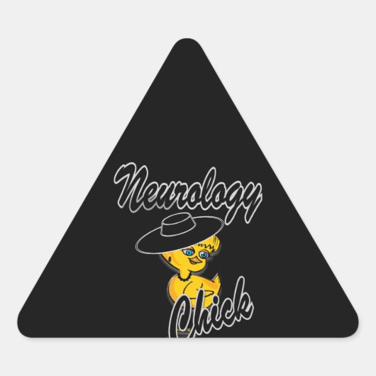 Sticker Triangulaire Neurologie Chick #4 (Devant)