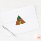 Sticker Triangulaire Newsprint ananas (Enveloppe)