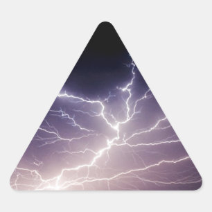 Sticker Triangulaire Night Lightning