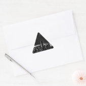 Sticker Triangulaire Noir et blanc New York City (Enveloppe)