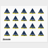 Sticker Triangulaire Nous pouvons le faire Rosie (Feuille)