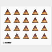 STICKER TRIANGULAIRE NOUVELLE-ORLÉANS (Feuille)