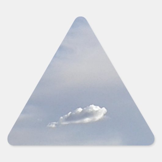Sticker Triangulaire Nuage Et Nuage (Devant)