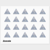 Sticker Triangulaire Nuage Et Nuage (Feuille)