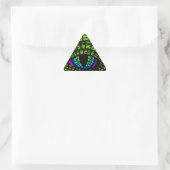 Sticker Triangulaire Oeil-Reptilien (Sac)