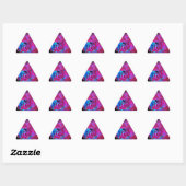 Sticker Triangulaire Oh mon Dieu ! (Feuille)