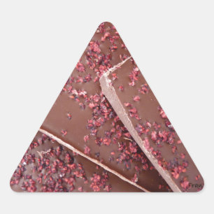 Sticker Triangulaire oh yummy chocolat