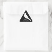 Sticker Triangulaire Oiseau canarien permanent (Sac)