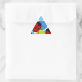 STICKER TRIANGULAIRE ORDINATEURS PORTABLES (Sac)