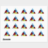 STICKER TRIANGULAIRE ORDINATEURS PORTABLES (Feuille)