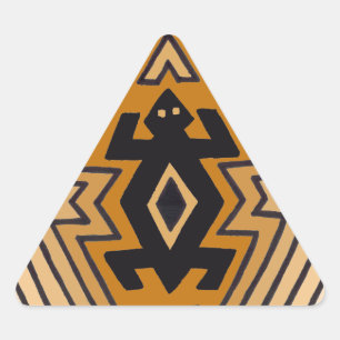 Sticker Triangulaire Ours Mimbres amérindien