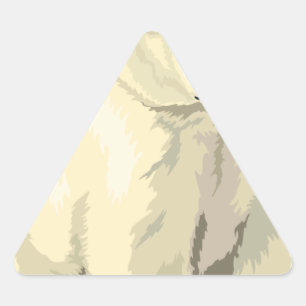 Sticker Triangulaire Ours polaire