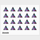 Sticker Triangulaire Paint Splater (Feuille)