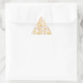 Sticker Triangulaire Painted Yellow Daisies (Sac)