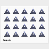 Sticker Triangulaire pales d'ouverture de lentille (Feuille)