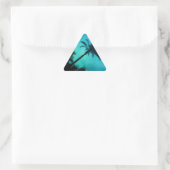 Sticker Triangulaire Palmiers hawaïens (Sac)