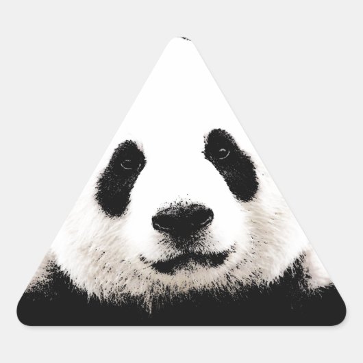 Sticker Triangulaire Panda (Devant)