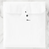 Sticker Triangulaire Panda paisible (Sac)