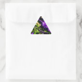 Sticker Triangulaire Panique violette (Sac)