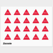 Sticker Triangulaire panneau vendu (Feuille)