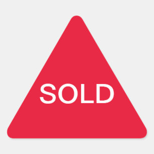 Sticker Triangulaire panneau vendu