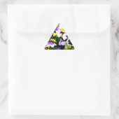Sticker Triangulaire pansy flowers (Sac)