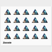 Sticker Triangulaire Papillon de nuit (Feuille)