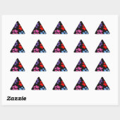 Sticker Triangulaire Paquets multicolores (Feuille)