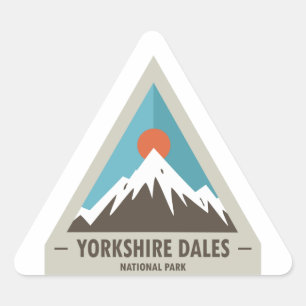 Sticker Triangulaire Parc national de Yorkshire Dales