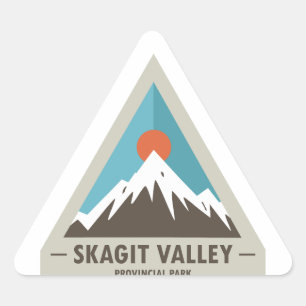 Sticker Triangulaire Parc provincial de Skagit Valley