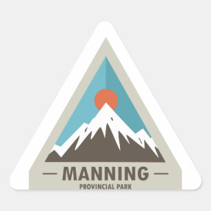 Sticker Triangulaire Parc provincial Manning