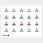 Sticker Triangulaire Parc provincial Mount Robson (Feuille)