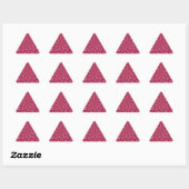 STICKER TRIANGULAIRE PASSION ROSE (Feuille)