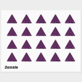 Sticker Triangulaire Passion violette : Royal Romance Roses (Feuille)