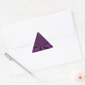 Sticker Triangulaire Passion violette : Royal Romance Roses (Enveloppe)