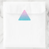 Sticker Triangulaire Pastel Ombre Leopard (Sac)