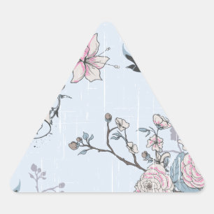 Sticker Triangulaire pastel shabby chic