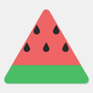 Sticker Triangulaire Pastèque
