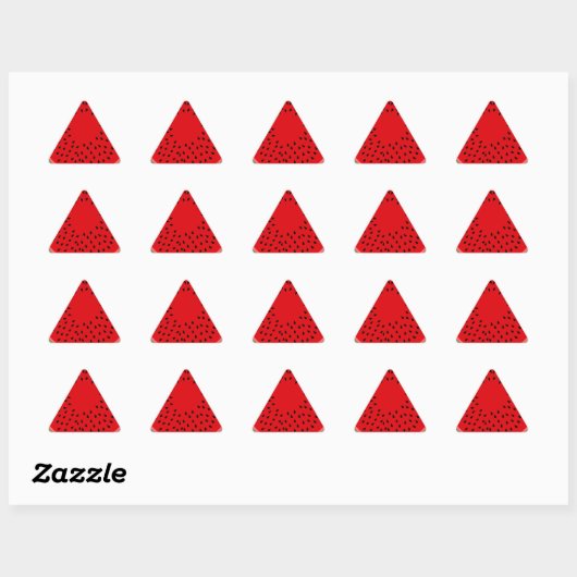 Sticker Triangulaire Pastèque (Feuille)